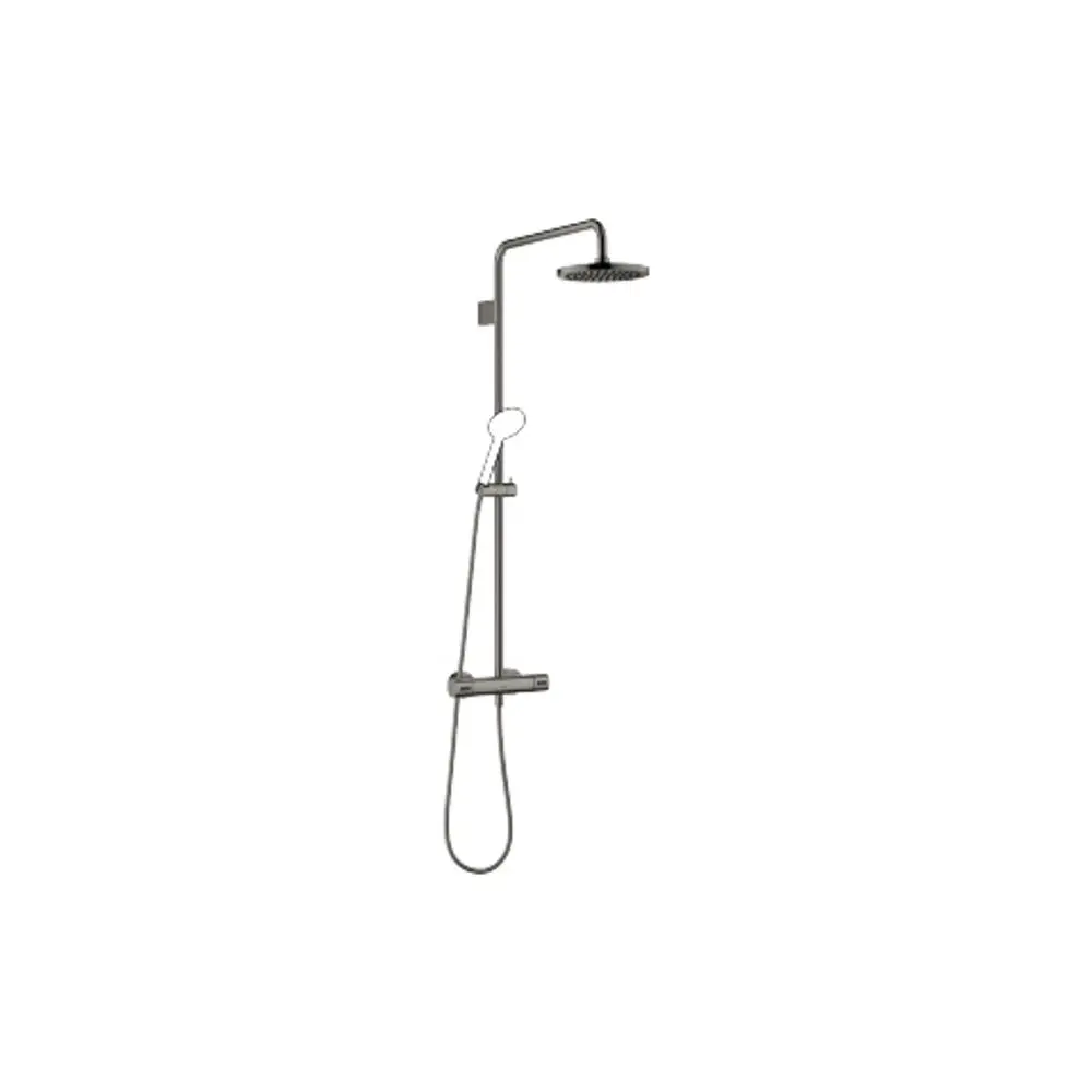DORNBRACHT Shower Pipe mit Brause-Thermostat SERIENSPEZIFISCH 34459979 Dark Platinum gebürstet, 34459979-99 Galeriebild 1